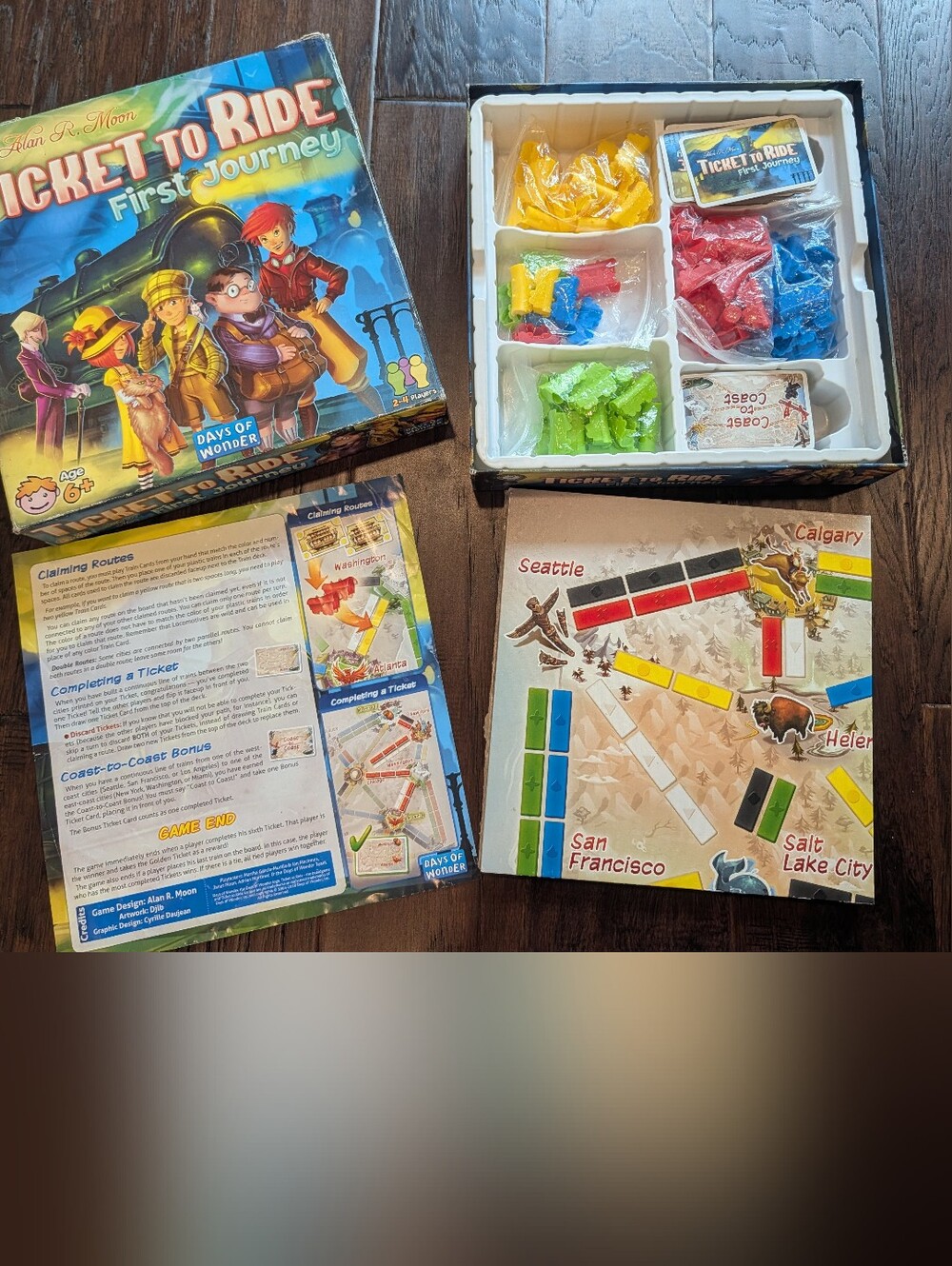 Ticket to Ride: First Journey Kids Board Game - Multicolor